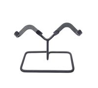 Hxhsgmeh Cristal Naturel Coeur Pierre Mine Support de Support Cluster Fossile Spécimen Stockage Présentoir Supports de Base Noir Facile à Installer