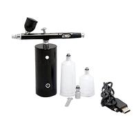 Hxhsgmeh Kit de compresseur d'air multifonction pour aérographe - Kit de pulvérisation de peinture - Double action - Buse de 0,3 mm