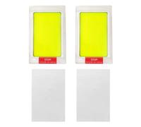 Hxhsgmeh Kit d'encre pour empreintes de chien - Sans danger - Facile à nettoyer - Facile à installer - Facile à utiliser - Jaune