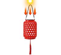 Hxhsgmeh Lanternes de jardin d'extérieur suspendues Lampes de jardin décoratives vintage LED étanches Lampes de camping pour cour porche A