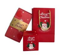 Hxhsgmeh Lot de 16 boîtes cadeaux surprise rouges pour argent et anniversaire - Faciles à utiliser