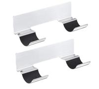 Hxhsgmeh Lot de 2 supports muraux pour sèche-cheveux, fer à lisser et séchoir à cheveux, étagères de salle de bain