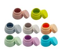 Hxhsgmeh Lot de 8 flacons de recharge de crème pour le visage en silicone, flacon de recharge de voyage pour lotion cosmétique, crème, crème