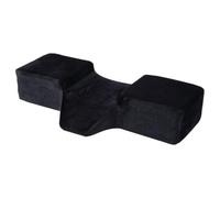 Hxhsgmeh Oreiller ergonomique pour extensions de cils en mousse à mémoire de forme + poche latérale ergonomique courbe noire