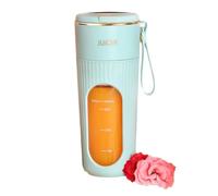 Hxhsgmeh Presse-agrumes Tasse Rechargeable Fils Petit Presse-agrumes Portable Tasse Multifonctionnel Mélangeur de Fruits Entièrement Automatique pour Usage Ménage Vert