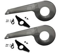 Hxhsgmeh Protection de chaîne de vélo - Protection de pignon - Protection de vilebrequin - Adaptateur universel - Accessoires de vélo A
