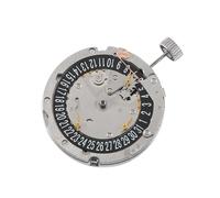 Hxhsgmeh ST2552 Calendrier à 6 broches 6 heures Noir Mouvement mécanique entièrement automatique 3/6/9 Petites aiguilles Accessoires de montre