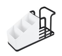 Hxhsgmeh Support de tasse et couvercle, organiseur de tasse à café réglable, distributeur de tasse jetable à 3 compartiments avec dosettes de café, facile à installer, facile à utiliser B