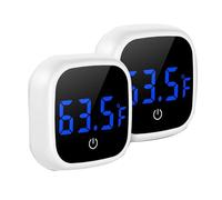 Hxhsgmeh Thermomètre Numérique pour Aquarium à Écran Tactile Thermomètre pour Aquarium Capteur de Température à Coller avec Affichage LED