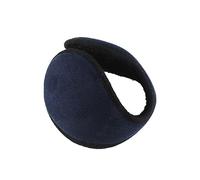 Hxiaen Cache-oreilles unisexe réglable derrière le cache-oreilles ultra doux pour enfants hiver, bleu foncé, taille unique