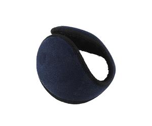 Hxiaen Cache-oreilles unisexe réglable derrière le cache-oreilles ultra doux pour enfants hiver, bleu foncé, taille unique