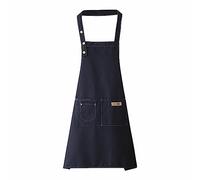 Hxiaen Lot de 2 tabliers de cuisine, boucle réglable, grand tablier pour hommes et femmes vêtements d'été, bleu-a, taille unique