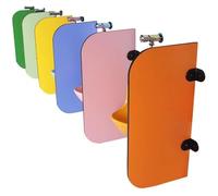HXLDZOU Cloison d'urinoir, cloison d'écran de Protection des Toilettes, cloison d'écran d'urinoir pour Enfants, adaptée à l'école (Yellow W40*H60cm)