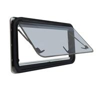 HXLDZOU Fenêtres de Camping-Car, fenêtres battantes, fenêtres latérales, fenêtres de Sortie, pour caravanes, Camping-Cars (Black 50X50cm)