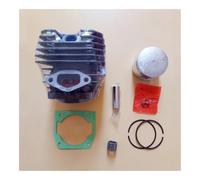 HXLSDYGP Cylindre 43mm 1E43F avec Kit de Joint adapté for ZENOAH G455 AVS 4500 G4500 45CC, Assemblage de Clips de Broche de Segment de Piston, pièces de tronçonneuse