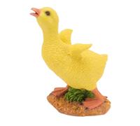 HXLTHINGS Statue d'extérieur Figurine de Canard en résine, Statue, Jardin Décoration sculpturale(Yellow)