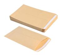 HXMJIED Lot de 50 enveloppes en papier kraft auto-adhésives pour petits articles, 16,5 x 10 cm, mini enveloppes pour graines, argent, cadeaux en espèces, argent