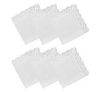 HXMJIED Lot de 6 mouchoirs en coton doux et lavables pour femme