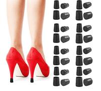 HXMJIED Lot de 8 paires de protections de talon haut en caoutchouc antidérapant pour réparation de chaussures en plein air, fête, mariage, événements - 5 tailles (XS, S, M, L)