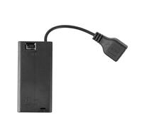 HXNH 2/3/4/6/8 emplacements AA compartiment à piles boîte de rangement avec USB pour la construction de kits d'éclairage LED avec interrupteurs pour kits d'éclairage LED fournitures de camping