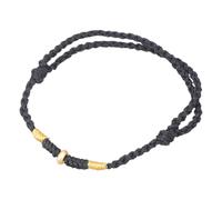 HXNH Bracelet réglable avec perles dorées et cordon rouge pour l'amitié, tissé à la main, accessoire de Nouvel An