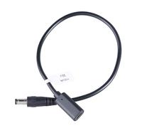 HXNH Câble d'alimentation USB C vers 5,5 x 2,5 mm femelle vers mâle pour ordinateurs portables, moniteurs, routeurs, prend en charge jusqu'à 3 A, 20 V, noir