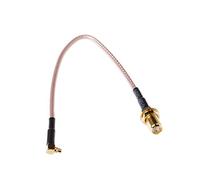 HXNH Câble RG316 à angle droit SMA femelle vers MMCX mâle 15 cm