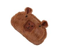 HXNH Capybara Trousse à crayons en peluche Capybara Trousse à stylos Pochette pour fournitures scolaires et de bureau pour garçons et filles, C