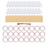 HXNH Lot de 24 bracelets d'amitié extensibles pour adolescents et adultes - Cadeau d'anniversaire - Bracelets élastiques en silicone souple