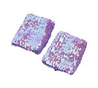 HXNH Manchons élastiques élégants et extensibles à paillettes pour fête costumée, manches de bras pour femme avec de superbes paillettes, LZ, 10*7cm