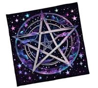 HXNH Nappe de divinations, étoiles, cercles, astrologie, tarots, nappe, autel, tissu de divinations, accessoire de jeu de société, nappe, décoration murale