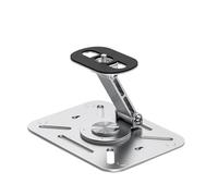 HXNH Support de montage pour projecteur, support de bureau ou support de plafond, filetage 6,35 mm, en acier au carbone pour webcam reflex numérique, économiseur d'espace, support pliable pour