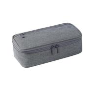 HXNH Trousse à crayons à 2 couches - Grande capacité - Pour effaceurs, marqueurs, ciseaux