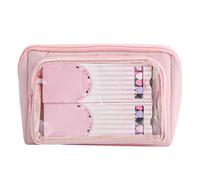 HXNH Trousse à crayons de grande capacité avec plusieurs couches amovibles pour le bureau, l'école, les étudiants, a