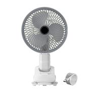 HXNH Ventilateur à pince USB rotatif à 180 degrés avec base amovible Capacité de clip de 15, 7 pouces Mode à 3 vitesses Parfait pour un usage polyvalent Ventilateur de poussette portable