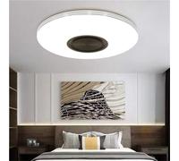 hxoity 40 Cm Salle De Bains Musique Plafonnier 60 W IP65 Étanche Changement De Couleur RVB Haut-Parleur Bluetooth Plafonnier Téléphone Intelligent Contrôle APP Salon De Cuisine