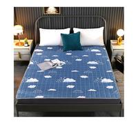 hxoity Matelas D'appoint Pliable 1cm Fin Polyester Gain De Place Tapis Futon Sol pour Maison Appartement Camping-Car Doux Antidérapant Japonais Tatami Style Cartoon Dortoir Étudiant Canapé Respirant
