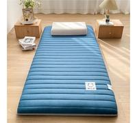 hxoity Matelas De Camping Portable Tapis De Sol Tatami Canapé-lit Pliable Et Enroulable Matelas Futon Japonais Doux Et Antidérapant Matelas Futon Double pour Soulager Les Maux De Dos