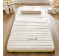 hxoity Matelas De Camping Portable Tapis De Sol Tatami Canapé-lit Pliable Et Enroulable Matelas Futon Japonais Doux Et Antidérapant Matelas Futon Double pour Soulager Les Maux De Dos