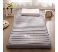 hxoity Matelas De Camping Portable Tapis De Sol Tatami Canapé-lit Pliable Et Enroulable Matelas Futon Japonais Doux Et Antidérapant Matelas Futon Double pour Soulager Les Maux De Dos