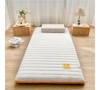 hxoity Matelas De Camping Portable Tapis De Sol Tatami Canapé-lit Pliable Et Enroulable Matelas Futon Japonais Doux Et Antidérapant Matelas Futon Double pour Soulager Les Maux De Dos