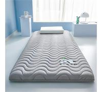 hxoity Matelas De Camping Portable Tapis De Sol Tatami Canapé-lit Pliable Et Enroulable Matelas Futon Japonais Doux Et Antidérapant Matelas Futon Double pour Soulager Les Maux De Dos