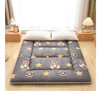 hxoity Matelas De Futon Japonais 10 Cm D'épaisseur Tapis De Couchage Tatami Tapis De Pliage des Dortoirs D'étudiant Matelas Pliant Roulable Soft Nonlip Mâtelas De Couchage Double Canapé-lit Au Sol