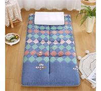 hxoity Matelas Futon Japonais 4cm Épais Pliable Tapis De Sol Tatami | Portable Enroulable Lit D'Appoint Pour Dortoir Camping Étudiants Doux Antidérapant Respirant Confortable
