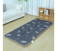hxoity Matelas Futon Japonais 4cm Tatami, Pliable Doux Brossé Antidérapant