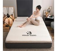 hxoity Matelas Futon Japonais 5cm Épais Pliable Tatami Tapis De Sol Respirant Maille 5D Antidérapant Camping Pad pour Dortoir Adultes Garçons Filles Étudiants 4 Saisons Doux Enroulable Lit Pad