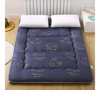 hxoity Matelas Futon Japonais Tapis De Sol Tatami Épaisseur 10 Cm Matelas Pliable Tapis De Sol Pliable Et Enroulable Portable Tapis De Camping pour Lit Simple Ou Double, Dortoir Étudiant