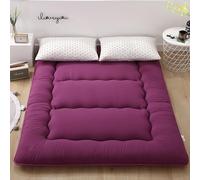 hxoity Matelas Futon Japonais Tapis De Sol Tatami Épaisseur 10 Cm Matelas Pliable Tapis De Sol Pliable Et Enroulable Portable Tapis De Camping pour Lit Simple Ou Double, Dortoir Étudiant