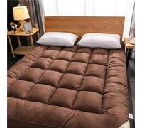 hxoity Matelas Futon Tatami Japonais Épaisseur 5cm Pliable Enroulable Tapis De Sol Doux Tissu Brossé Bretelles Antidérapantes Respirable Portable Taille Complète pour Dortoir Camping Chambre D’Invité