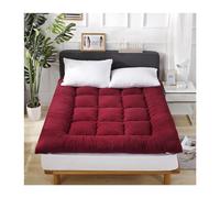 hxoity Traditionnel Matelas De Futon Japonais 10 Cm D'épaisseur Tapis De Couchage Tatami Pliant Le Matelas Enveloppant en Laine Not Doux 4 Saisons Tapis Respirant Coussin De Lit Au Sol Chaud